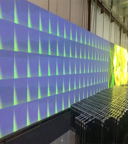 乌克兰户外P4.81led租赁屏老化